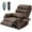 L009-Dark Brown, variant on LITVZ Large Lift Chairs Recliner for Elderly, Infinite Position Dual Motor Power Lay Flat, Stand Up Recliner Lift Chair with Massage and Heat, Lumbar Pillow, Wireless Charging & Cup Holder