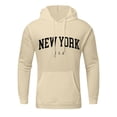 thumbnail image 1 of toraway Sweat à Capuche pour Hommes Automne Manches Longues Imprimé Lettre NEW YORK Style Décontracté TG, 1 of 2