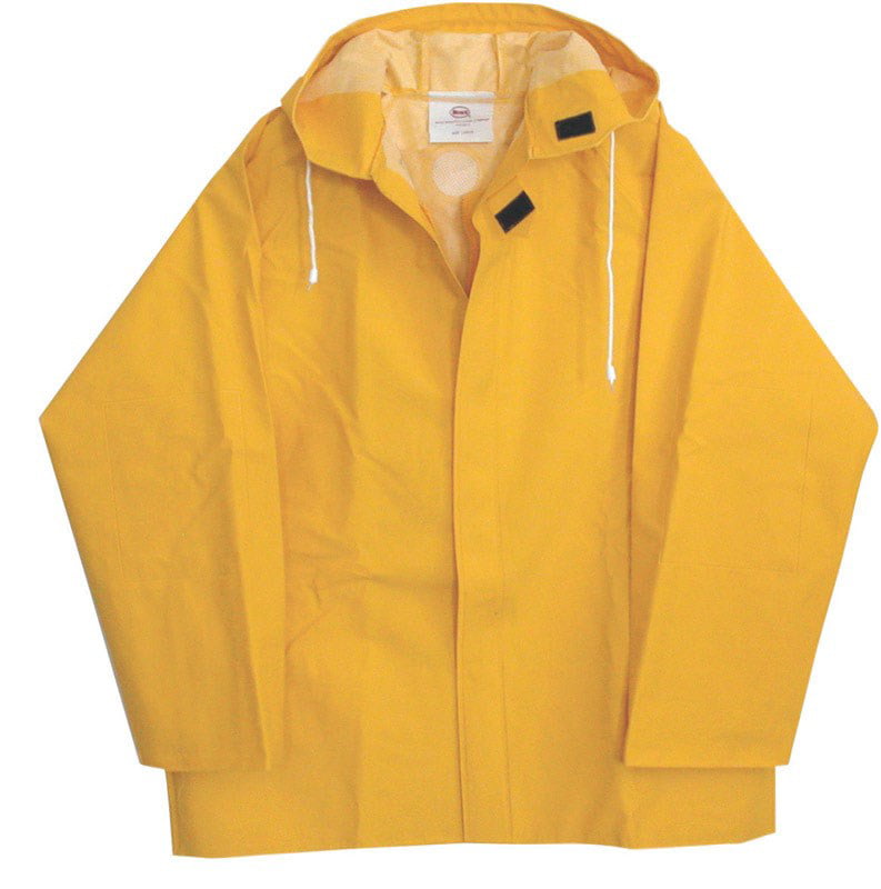 Boss Yellow PVC-Coated Polyester Rain Jacket L - Walmart.com - Walmart.com