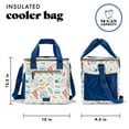 thumbnail image 4 of Fit & Fresh, 24-Can Soft Sided Insulated Cooler Bag, Leak Proof, Portable, Travel, Al Fresco, 4 of 8