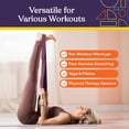 thumbnail image 2 of Kit Especial de Ejercicio con Correa de Yoga Morada, 2 of 8