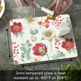 thumbnail image 6 of CounterArt Floral Traditions 3mm Tempered Glass Cutting Board 10" by 8", 6 of 7