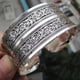 thumbnail image 1 of Brazalete para mujer, regalos para mujer, brazalete tibetano con tótem del Tíbet, joyería, brazalete ancho, brazalete, pulsera, 1 of 5