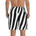 thumbnail image 3 of Naloa Zebra Men's Beach Shorts, Surfing shorts, Swim trunks, Quick Dry Swim Trunks for Surfing Beach Fun - X-Large, 3 of 9