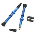thumbnail image 2 of Raindrops Black Tubeless Presta Bike Stem + Core Remover (60MM), 2 of 7