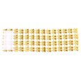 thumbnail image 1 of 50 Uds anillos para servilletas anillos de servilletas con diamantes de imitación decoración para fiesta de boda dorado, 1 of 8