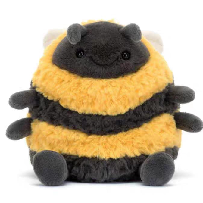2025新作 Bee ハチ ぬいぐるみ ジェリーキャット Jellycat Albee Bees 6.30 in Soft Plush Animal Toy Collectible Gift