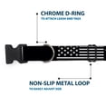 thumbnail image 5 of Buckle-Down Pet Collar, Dog Collar Plastic Buckle, Americana Flag We the People Black White, 13 to 17 Inches 1.5 Inch Wide, 5 of 8
