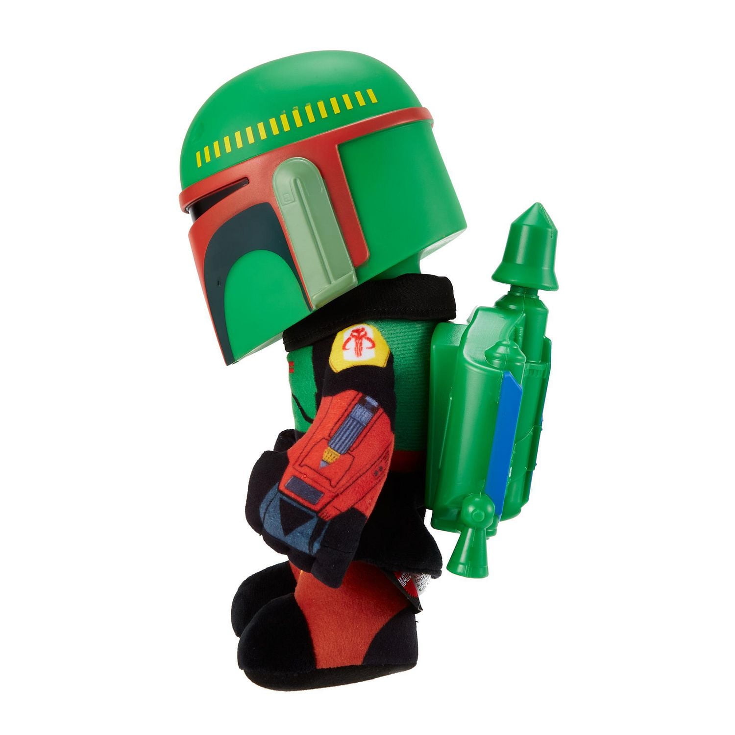 Star Wars Peluche à fonction Boba Fett Lance-roquette