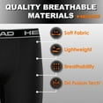 thumbnail image 3 of HEAD Men's Breathable Polyester Boxer Brief, Multicolor (6 Pack), 3 of 7