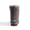 thumbnail image 3 of Aus Wooli Australia Mid Calf Zip Sheepskin Boot - Grey, 3 of 9