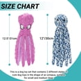 thumbnail image 5 of Octopus Dog Chew Toy Rope & Dog Squeaky Toy - Interactive Dog Toys Set Include No Stuffing Plush Squeaky Dog Toy and Tug of War Dog Rope Toy - Funny Dog Toys for Small Medium Dog, 5 of 7
