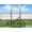 Black B, variant on Metal Garden Arch with doors Garden Arbor Trellis Climbing Plants Support Arch Outdoor Arch Wedding Arch Party Events Archway Black