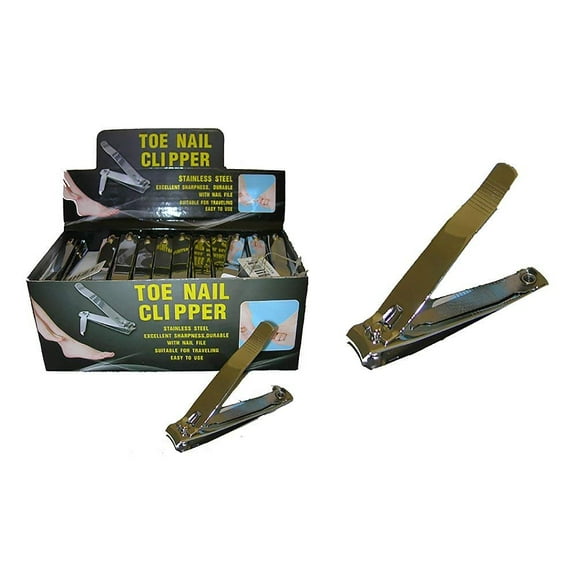Diamond Visions 2220652 Toenail Clipper in Stainless Steel Multipack 4 Nail Clippers