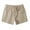 Khaki, variant on Mens Shorts Summer Casual Athletic Gym Shorts Elastic Waist Drawstring Shorts with Pockets