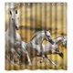thumbnail image 1 of Cortina de ducha ABPHQTO con Diseño de animales y Caballos Impermeable 160x180 cm, 1 of 2