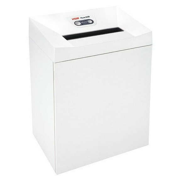 Hsm Paper Shredder, Strip-Cut, White, 21 gal. Pure 530