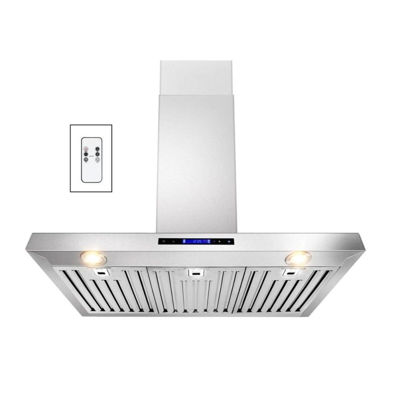 AKDY 36" Stainless Steel Wall Mount Powerful Range Hood Kitchen Stove Vents Touch Panel with