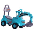 thumbnail image 1 of Vehículos de construcción, juguete de ingeniería, regalo de cumpleaños, pistas de carreras Azul, 1 of 9
