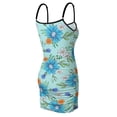 thumbnail image 6 of Ladies Elegant Sling Sleeveless Sexy Dress floral, 6 of 6