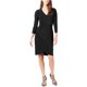 thumbnail image 1 of Vestido Vaina I-N-C Fruncido Negro XXL, 1 of 2
