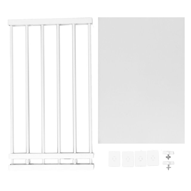 Closet Tension Shelf,Tension Rod Shelf Adjustable Expandable Closet Shelf Cabinet Rod Rack Smart Functionality