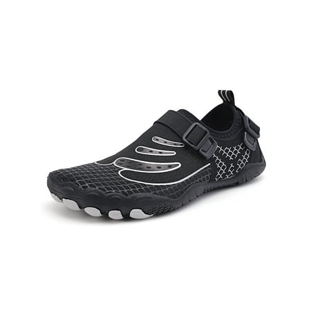 

Bellella Womens Mens Beach Shoe Quick Dry Water Shoes Fitness Workout Aqua Socks Breathable Sneakers Summer Outdoor Casual Sneaker Black 9