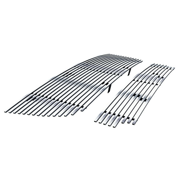 APS Premium Stainless Steel 8x6 Horizontal Billet Grille Insert Compatible with Ford Expedition 2003-2006 Combo N19-S39978F