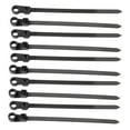 thumbnail image 3 of 10x s Wire Tie Wraps with Screw Hole Mount Flexible Durable Small s Ties for Cable and Wire Assembly Garden 0.48cmx20cm, 3 of 10