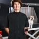 thumbnail image 5 of Bata de peluquería canina, ropa de trabajo para peluquería canina, bata de barbero, ropa de trabajo con bolsillos, bata de peluquería canina, chaqueta de barbero, talla L, 5 of 6