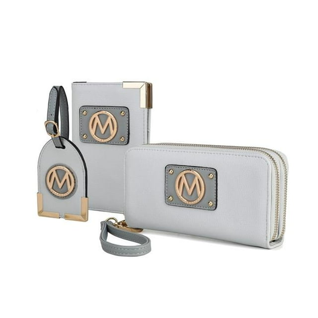 MKF Collection by Mia K. MKF-X265LBLU Darla Travel Gift Set 3 pieces