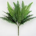 thumbnail image 4 of Artificial Boston Fern Grass Home Wedding Table Arrangement Decoración DIY 30 hojas, 4 of 9