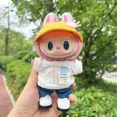 thumbnail image 5 of Para Corea Kpop Exo Labubu I II Idol Dolls sentado fiesta simple pin camisa ropa Mini ropa de muñeca de peluche accesorios de atuendo, 5 of 5