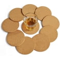thumbnail image 1 of 12 posavasos de corcho para bebidas, posavasos de té o café reutilizables resistentes al calor absorbentes, posavasos en blanco para manualidades, posavasos de corcho para regalos cálidos, 1 of 5
