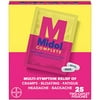 Midol Complete Caplets with Acetaminophen for Menstrual Symptom Relief - 50 Count (25 Pouches of 2 Caplets), On The Go Menstrual