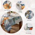 thumbnail image 5 of Thanksgiving Pumpkin Table Cloth Waterproof Tablecloths, Fall Eucalyptus Autumn Leaves Beige Tablecloth Dining Table Cover for Kitchen Party Tabletop Outdoor, Rectangle Tablecloth 54x108 Inch, 5 of 9