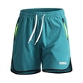 thumbnail image 2 of Sheghy Athletic Shorts 100%Cotton Men's Solid Color Casual Sports Elastic Waist Drawstring Pocket Shorts, 2 of 9