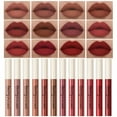 thumbnail image 2 of Liquid Lipstick Sexy Long Lasting Lipgloss Moisturizing Natural Glaze Lip Matte Velvet Non-marking Lips Waterproof Makeup T H0R6, 2 of 5