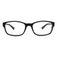 thumbnail image 2 of Blue Light Filtering Lens Fit Over Glasses Clear Lens Rectangular Unisex Black, 2 of 4