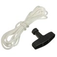 thumbnail image 2 of QUETO Lawn Mower Start Pull Rope Handle Starter Hand Hedge Trimmer Lawn Mower Universal Pull Disc Brush Cutter Accessories (Handle + Rope Length 4 Meters), 2 of 5