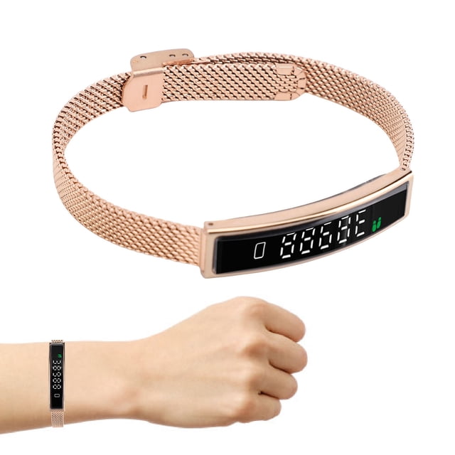 Health Smart Bracelet Fitness Tracker 5.3 Health Tracker Bracelet Water Proof for Running Riding with APP