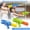 2PCS, variant on Dinosaur Water Gun 14.17 in, Plastic Manual Pump High Pressure Water Gun, Summer Pool Party, Outdoor Fun, Beach Play Beach Essentials (Green)