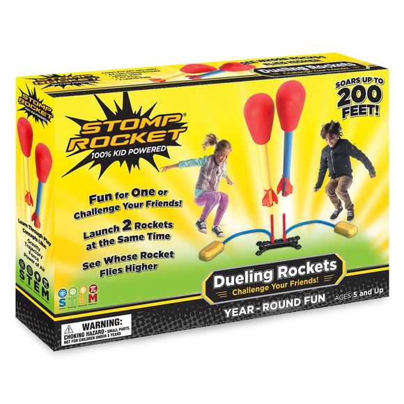 Rocket Launcher Stomp Rocket Original Dueling para niños mayores de 5 años