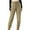 Khaki, variant on ABATAB Women's Cargo Pants Lightweight Elastic Waisted Hiking Running Joggers Trousers for Athletic Casual Outdoor