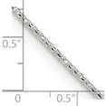 thumbnail image 2 of Sterling Silver 1.5mm Diamond-Cut Round Box Chain (24 X 1.5) Made In Italy qvx028-24, 2 of 5