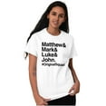 thumbnail image 3 of Matthew Mark Luke John Squad Men's Graphic T Shirt Tees Brisco Brands S, 3 of 6