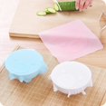 thumbnail image 3 of ENJOYW Couvercle Alimentaire en Silicone Réutilisable Multifonctionnel Outil de Conservation des Aliments Couvercle Alimentaire en Silicone, 3 of 7