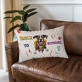thumbnail image 3 of Back to School Cute Great Dane Quilt Pillowcase Danes Dog Lover Gifts Throw Pillow Cover Bed Home Decor - 13010, 3 of 5