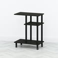 thumbnail image 4 of Furinno Tomi C-Shape End Table, Side Table with Wheels, for Couch & Sofa, Espresso/Black, 4 of 6