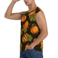 thumbnail image 3 of Disketp Orange Pumpkin Autumn Maple Sleeveless Tshirts For Men, Muscle Shirts For Men Dry Fit Tank Top-Large, 3 of 8